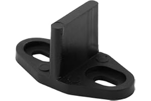 SMANDY T Form Bodenführung Schiebetür Barn Hardware Verstellbare Schiebetür aus Kunststoff unten Bodenführungstür Hardware Austausch mit Befestigungsschrauben