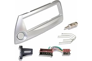 Inex Fascia Fitting Kit Adaptor Surround Plate Silver Car Stereo Radio Facia IX-FK-FD-104