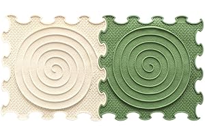 ORTOTO Coordination Game, Massage Sensory Puzzle Mats - Orthopedic Game Mat for Kids and Adults, Sensory Play, Interlocking Floor Tiles (Mindfulness Finger SENSORY LABYRINTH)