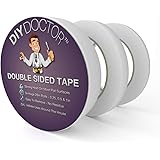 DIY Doctor 3 Rolls Multipurpose Double Sided Sticky Adhesive Tapes for Crafts, Photos, Wallpaper, Scrapbooking, Arts, Cards a