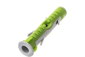 MULTISCREW 10 x 50mm (75pcs) BI-FIX Universal Expansion Wall Plug Bi-Component Nylon Powerful Plug with Intelligent 2-Component Technology for Fastenings in Concrete, Bricks, Stone, Gypsum Plasterboard