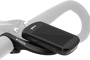 Thinvik Out Front Bike Computer Mount for Garmin Edge 830 820 810 800 530 520 Plus 520 510 500 200 25 GPS Compatible with 31.8mm 25.4mm Handlebar (Basic - Printed Logo)