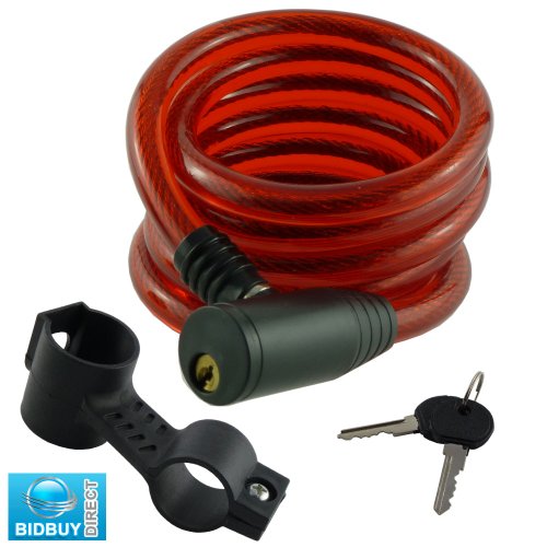 Preisvergleich Produktbild BIKE BICYCLE LOCK, 1.85M LONG, WATER RESISTANT, 10MM THICK, VERY SECURE