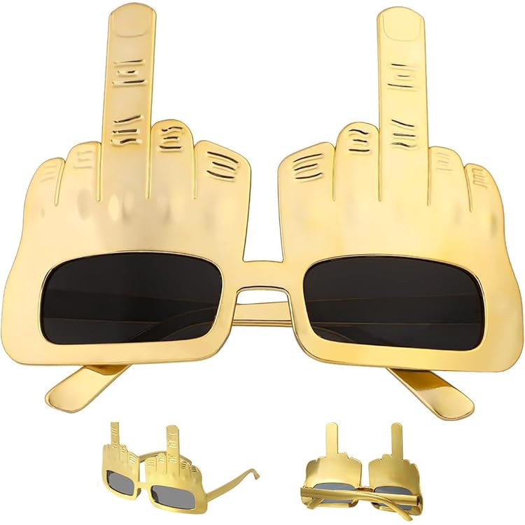 Lunettes De Fête Pour Adultes, 4 Pièces, Lunettes Amusantes