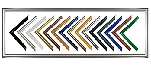 Biggy Kunststoff Bilderrahmen 40×120 cm 120×40 cm Farbauswahl: hier Schwarz matt viele Größen mit Acrylglas - 5