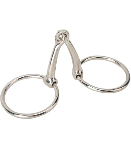 Morso A Doppia Piega HKM Per Cavallo 18 Mm Acciaio Inox - Comfort E Comunicazione Delicata