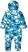 Hatley Baby Boys 0-24m Puffer Bundler-Silhouette Dino Snowsuit, Blue, 12-18 Months