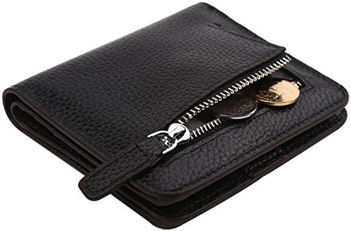 Dante Women's RFID Blocking Small Compact Bifold Leather Pocket Wallet Ladies Mini Purse with id Window -  -