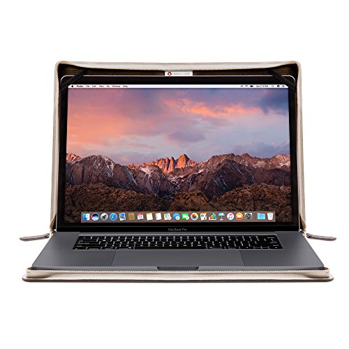 Twelve South BookBook V2 Lederh  lle  mit innenliegendem Fach  f  r 15 Zoll MacBook w Touchbar  Thunderbolt 