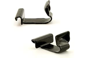 CARSHADES Clip métal de la porte petit (modèle de crochet), Noir