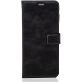 Siyah iPhone 14 Pro Max Hakiki Deri C&uuml;zdan Kılıf Kapaklı, Mıknatıslı, Kartlık B&ouml;lmeli, Manyetik Kapama, Stand &Ouml;zellikli, Şık 