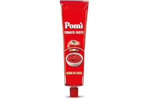Pomi Tomato Paste Tube, Made from 100% Fresh Italian Tomatoes - 200 g