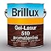 Produktbild Brillux Gel-Lasur 510 seidenglänzend Farbwahl 2,5 Liter Innen/außen, Farbe:1411 Kiefer