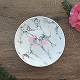  Marmor Schmuck/Zubehör Dish Halter Mit Personalisierten Namen Oder Text In Erröten Rosa