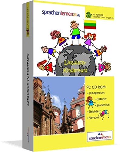 Litauisch-Kindersprachkurs von Sprachenlernen24: Kindgerecht bebildert und vertont für ein spielerisches Litauischlernen. Ab 5 Jahren. PC CD-ROM für Windows 10,8,7,Vista,XP / Linux / Mac OS X