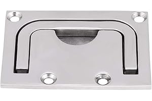 BEWINNER Maniglia per boccaporto, maniglia per estrazione dell'armadio ad incasso per barche, maniglia in acciaio inossidabile, maniglia per barca marina di