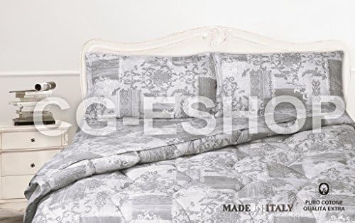 Winter Quilt Single, A Piazza and a half, Double Arabesque Shabby Taupe Queen-size bed