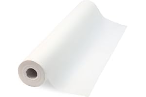 HAUS-HELD Jednorazowa nakładka 60 cm x 50 metrów na rolce z perforacją I biała I prześcieradło z włókniny bez gumki I leżanka kosmetyczna - Tatto - SPA - Arztecrepp