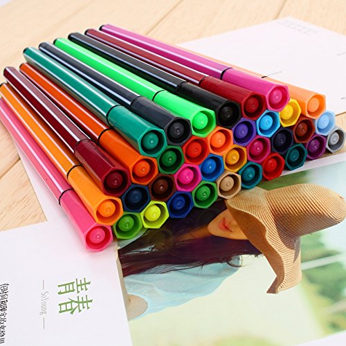 Waschbar Aquarell Stifte Farbig Bleistift Set Marker Malerei Zeichnung Kunst Zubehör Für Kinder Erwachsene Malbuch Zeichnung Skizzieren ( Farbe : 36 Colors ) - 7
