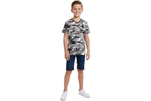 A2Z 4 Kids Basic T-Shirt Back to School Short Sleeve V Style Crew Neck Casual Fit Fashion 100% Cotton for Children Girls Boys Age 2-13 Years