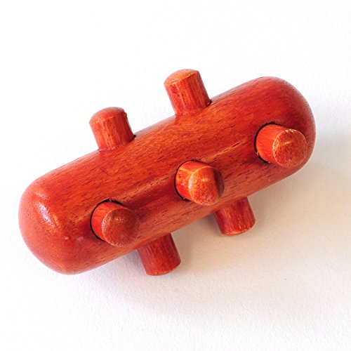 Massagestab Igel, glattes Hartholz für Triggerpunkt-Massagen Massagehilfe Holz Handmassage - 2