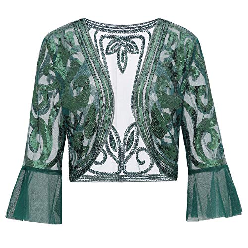 Sequin Jacket Amazon Bolero Jackets Women Floral Sequin Shrug