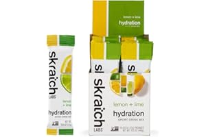 Skratch Labs | Hydration Packets Hydration Drink Mix, Lemon Lime (20ct)