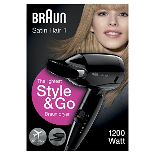 Braun Satin Hair 1 Style&Go klappbarer Reisehaartrockner HD130 - 5