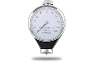 Uadme Duromètre Shore A, Duromètres de Pneu en Caoutchouc, Testeur de Dureté de Mètre 0-100HA, pour Pneus Caoutchouc Verre Résine Cuir