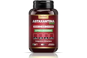 SAVIBEN PREZZO LANCIO Astaxantina 8mg/dose Potente Antiossidante Naturale Supporta la Salute di Occhi, Pelle, Articolazioni e Difese Immunitarie Capsule Facili da Ingerire Dosaggio Giornaliero Raccomandato