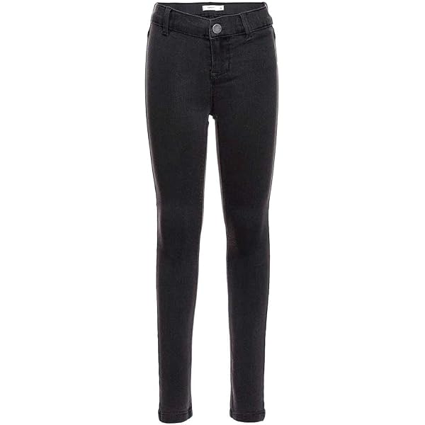 NAME IT Baby-Mädchen Jeans Hose Nittera Skinny DNM Mini in Dunkelgrau