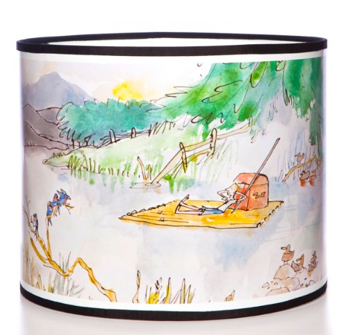 Quentin Blake Pendant Lampshade featuring the Barnaby illustration from the 'Sixes and Sevens' book by John Yeoman.