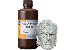 Antinsky Drukarka 3D Heavy Metal Resin Żywica utwardzana promieniami UV 405nm Fotopolimer do LCD/DLP Wysoka precyzja Niski skurcz Szybkie utwardzanie Imponujące uczucie Unikalne metaliczne srebro 1KG