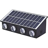 Cata CT-8010 20W G&uuml;neş Enerjili Solar LED Aplik Dış Mekan IP65 Duvar Lambası G&uuml;nışığı 3200K