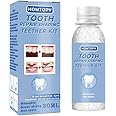 The Shrusti Tooth Repair Kit, Temporary Fake Teeth Replacement Kit for Temporary Restoration of Missing & Broken Teeth Replacement Dentures, DIY Heat Fit Beads. 【30Ml -1 Bottle】