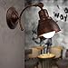 Produktbild Leuchten Wandleuchte,Wandstrahler,Vintage Retro-Strahler Wand-Lampe,Wandspot Wohnzimmerleuchte,Fassung: E27 220V,Max. 40 Watt,Metall,Drehbar