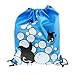 Phenovo Drawstring Swimming Bag Beach Bag Sports Gym Backpack Blue RS.325.00