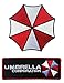 Produktbild Resident Evil Umbrella Corporation Embroidered Set 2 Patches Iron On by Titan One Aufnäher Aufbügler Patch