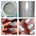 Holo Nail Powder Pigment Glitter Flake Hot Trend Manicure Pedicure Polish Holographic Effect Large 1x 5ml Pot + Wand