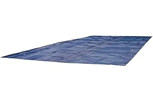 Poolpanda Premium Solarfolie 1000 x 500 cm rechteckig | Stärke 400 µm | schwarz/blau | zuschneidbar | Solarplane für Pool | Poolheizung