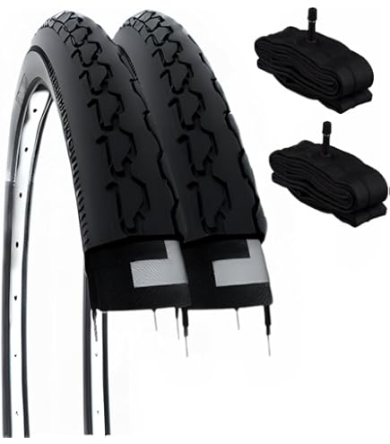 2 Tyres 24 X 1 3/8 (37-540) Inner Tubes Black Tyre Covers For Wheelchair/Wheelchair 24 Inches - View #6