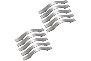 MARGUERASW Poignee de Meuble Cuisine - 10pcs Poignées de Meubles Nickel Brossé Poignée d'armoire Poignée de Placard Cuisine entraxe 96mm