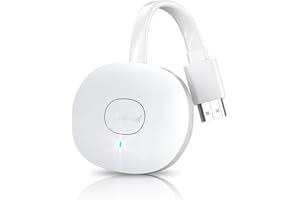 DRYMOKINI 4K Wireless HDMI Dongle, Miracast HDMI Display Adapter Mirror Video Screen from i-Phone, i-Pad, Android, PC, Tablet, Windows to HDTV/Monitor/Projector, Miracast, Airplay, DLNA