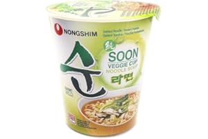 NONGSHIM - Instant Cup Soupe de nouilles Soon Veggie - (1 X 67 GR)