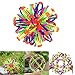 Produktbild begorey Kinder Ball Spielzeug Multi farbigen Ball Kinderflexiblen Druck-Ball erweitern Spielzeug