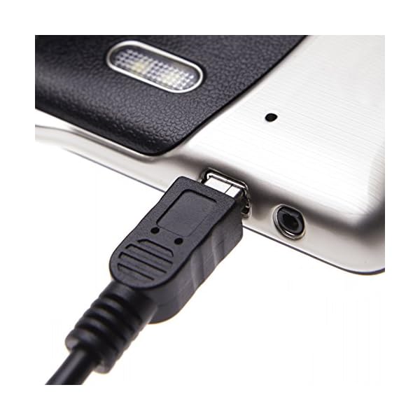 Mini USB Cable Mini USB a USB A 2.0 Macho Transferencia de Datos Cargador Compatible con Canon PowerShot Series: SX60 HS… - Image 5