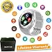 Produktbild SEPVER Smartwatch SN05 rund Smart watch Schrittzähler Fitness Tracker mit SIM TF Kartenschlitz Anrufe Benachrichtigungen für iOS Android Samsung Huawei Sony LG HTC Google Herren Damen Kinder Mädchen Jungen (Weiß)