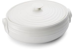Portmeirion Home & Gifts Sophie Conran Small Oval Cassere 1.75L - White