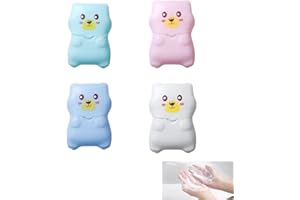 YOUNLEN 200 Fogli Carta Sapone Getta Portatile,Sapone Fogli,Mini Carta Sapone,Sapone di Carta,per Campeggio, Escursionismo, Ufficio, Altre attività All'aperto(4 Scatole, Beige + Rosa + Blu + Verde)