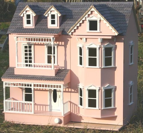 Large Victorian Doll House - City Villa - Made of wood